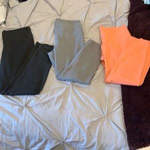3 pair of fabletic leggings